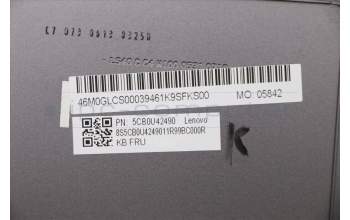 Lenovo 5CB0U42490 COVER Upper Case ASM_BE W 81Q7 W/KB