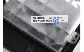 Lenovo 5CB0U42729 C-Abdeckung mit Tastatur, Tschechisch, Schwarz, Hintergrundbeleuchtung