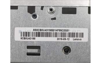 Lenovo 5CB0U43198 COVER UpperCaseASM_B MGR_BL W/RU