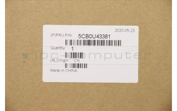Lenovo 5CB0U43381 COVER UpperCaseASM B UK_NFP_PG W/UK
