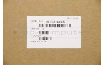 Lenovo 5CB0U43605 COVER LCD cover w/ Antenna
