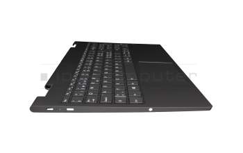 5CB0U43807 original Lenovo keyboard incl. topcase CH (swiss) grey/grey with backlight