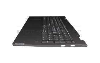 5CB0U43807 original Lenovo keyboard incl. topcase CH (swiss) grey/grey with backlight
