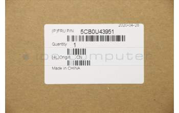 Lenovo 5CB0U43951 C-Cover with keyboard,US English Euro,Iron Grey,Backlight