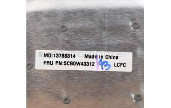 Lenovo 5CB0W43312 COVER Upper Case ASM_US INTE L81VDIMRGRD