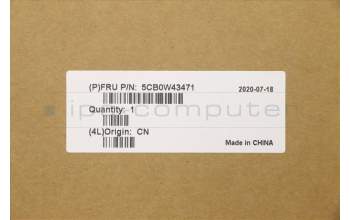 Lenovo 5CB0W43471 COVER Upper Case ASM_AR-E W 81Q8 IG W/KB