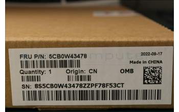 Lenovo 5CB0W43478 COVER Upper Case ASM_FR W 81Q8 IG W/KB