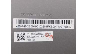 Lenovo 5CB0W43500 COVER Upper Case ASM_UK W 81Q8 IG W/KB