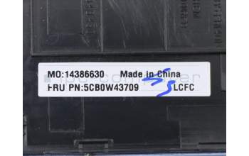 Lenovo 5CB0W43709 COVER Upper Case ASM_UK L81XA ICEBUAL