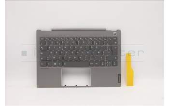 Lenovo 5CB0W44301 C-Abdeckung mit Tastatur, Französisch, Mineralgrau, Hintergrundbeleuchtung
