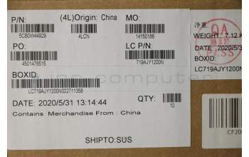 Lenovo 5CB0W44929 COVER Upper Case ASM_US INTE L81YDIGTEX
