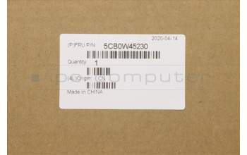 Lenovo 5CB0W45230 C-Abdeckung mit Tastatur, Spanisch, Mineralgrau, Hintergrundbeleuchtung, Fingerabdruck