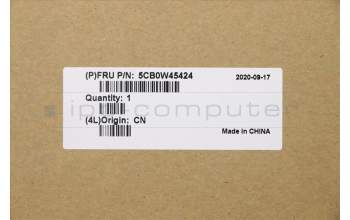 Lenovo 5CB0W45424 COVER Upper CaseQ20RWNFP_MGR_NBL_USI
