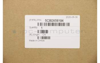 Lenovo 5CB0X56194 C-Cover with keyboard,Russian,Platinum Grey,Backlight,Non_Fingerprint