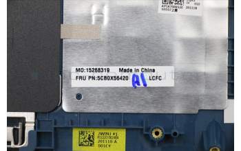 Lenovo 5CB0X56420 COVER UpperCaseASM_CZ-SK L81YKNBLNFPLT