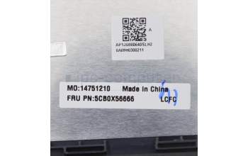 Lenovo 5CB0X56666 COVER Upper Case ASM_SA L81WA NFPABEDIS