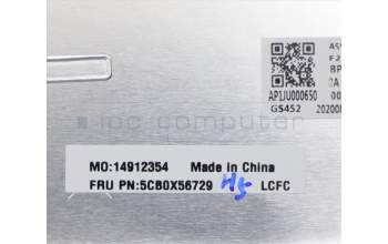 Lenovo 5CB0X56729 C-Cover with keyboard, Czech, Coral Red, Non-Backlight, Non-Fingerprint, UK