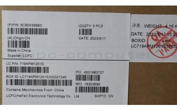 Lenovo 5CB0X56863 COVER UpperCaseASM_FR-ARL81WCNFPPGDIS
