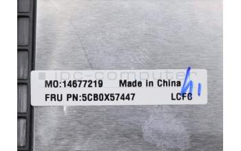 Lenovo 5CB0X57447 COVER Upper Case ASM_UK L81WB NFPBKDIS