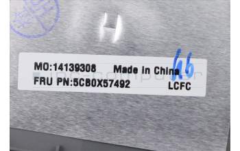 Lenovo 5CB0X57492 COVER Upper Case ASM_GK L81WB NFPPGYDIS