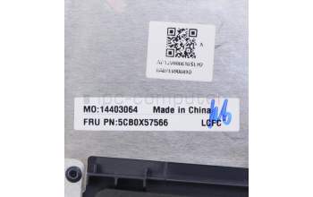 Lenovo 5CB0X57566 C-Abdeckung mit Tastatur, USA – Englisch, Tiefblau, Ohne_Hintergrundbeleuchtung, Fingerabdruck