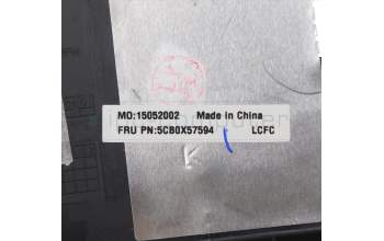 Lenovo 5CB0X57594 C-Cover with keyboard,French,Abyss Blue,FingerPrint