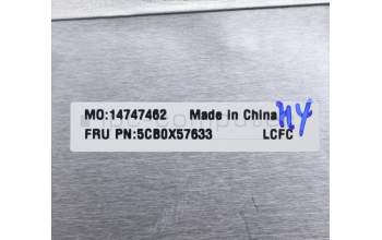 Lenovo 5CB0X57633 COVER Upper Case ASM_LA L81WB FPCRDDIS