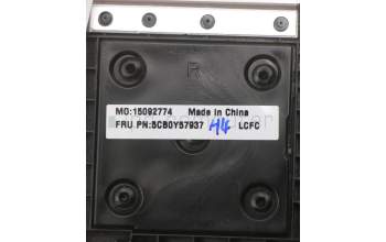 Lenovo 5CB0Y57937 C-Cover with keyboard, UK English, Non-Backlight, UK