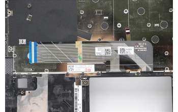 Lenovo 5CB0Y85366 C-Abdeckung mit Tastatur, Italienisch, Platingrau, Hintergrundbeleuchtung, Fingerabdruck