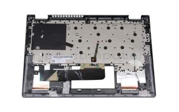 5CB0Y85377 original Lenovo keyboard incl. topcase DE (german) dark grey/grey with backlight