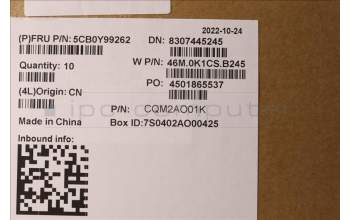 Lenovo 5CB0Y99262 COVER Upper Case ASM_GR NBL FP W81X3GY