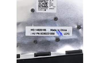 Lenovo 5CB0Z21059 COVER Upper Case ASM_US INTE L82C6 IGTEX