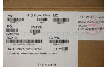 Lenovo 5CB0Z21127 COVER Upper Case ASM_SP L81Y8 NFPBL