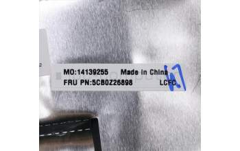 Lenovo 5CB0Z26898 C-Abdeckung mit Tastatur, Griechisch, RGB-Hintergrundbel., Ohne_Fingerabdruckscanner