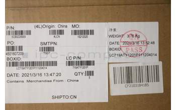 Lenovo 5CB0Z26909 C-Cover with keyboard,Russian,RGB Backlight,Non_FingerPrint