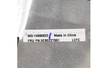 Lenovo 5CB0Z27661 C-Cover with keyboard, French, Dark Moss, Backlight