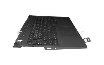5CB0Z27676 original Lenovo keyboard incl. topcase DE (german) black/black with backlight