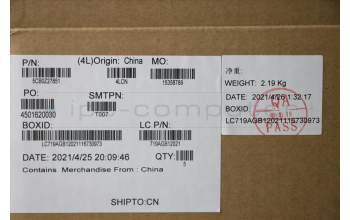 Lenovo 5CB0Z27851 COVER Upper Case ASM_BE_IG_AL_GY