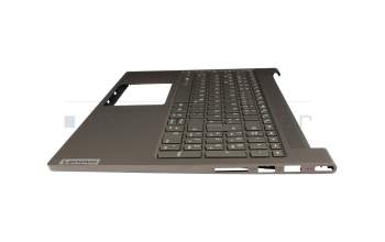 5CB0Z31025TO1705240342 original Lenovo keyboard incl. topcase DE (german) dark green/dark green with backlight