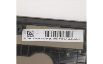 Lenovo 5CB0Z32924 C-Cover with keyboard,Spanish