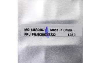 Lenovo 5CB0Z33232 COVER Upper Case ASM_UK L 82EY OB
