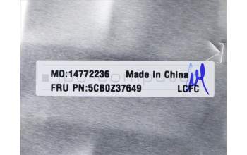 Lenovo 5CB0Z37649 COVER Upper Case ASM_SA L 82EY CB