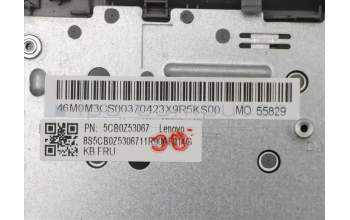 Lenovo 5CB0Z53067 COVER Upper Case ASM_BE W 82GV PG