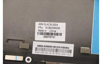 Lenovo 5CB0Z69339 COVER Rear Cover WWAN NEC Black