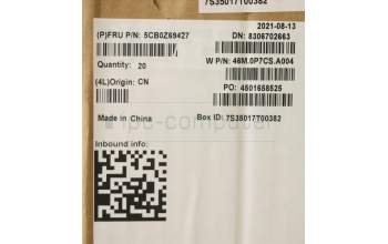 Lenovo 5CB0Z69427 COVER FRU UCASE Y-FPR Y-WFC BK Ares2 YG