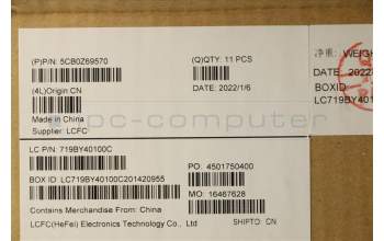 Lenovo 5CB0Z69570 COVER, T15G2_D_COVER_BLACK_WO_WWAN