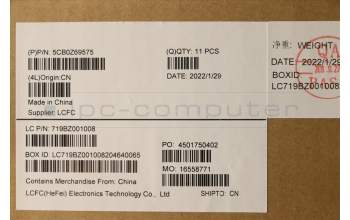 Lenovo 5CB0Z69575 COVER, P15SG2_D_COVER_WO_WWAN