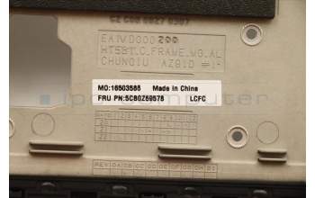 Lenovo 5CB0Z69578 COVER FRU T15G2_C_COVER_UHD_W_FPR BK NE