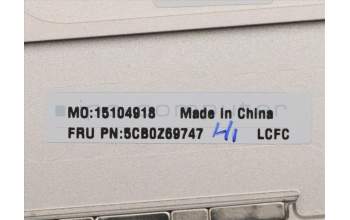 Lenovo 5CB0Z69747 COVER Upper Case ASM_GER L 82BGMC