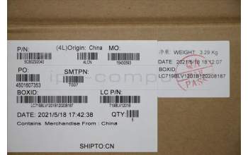 Lenovo 5CB0Z92040 COVER UpperCaseASM B 82BC BL RGB GRE